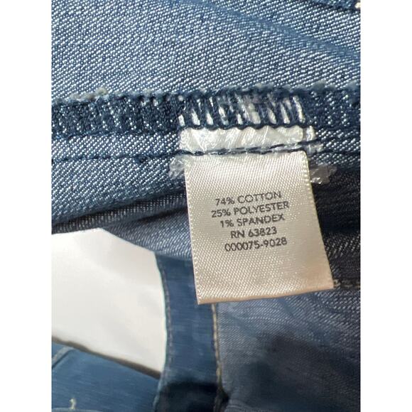 CJ Banks size 3X denim jacket large interior pocket button up outdoor walking - Picture 6 of 12